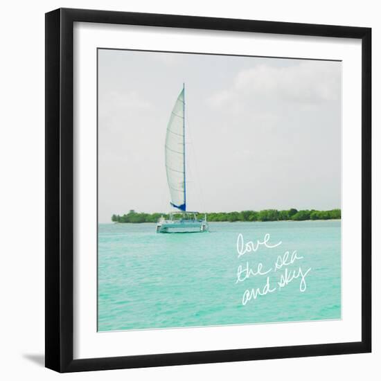 Sailing Along the Island II-Acosta-Framed Art Print