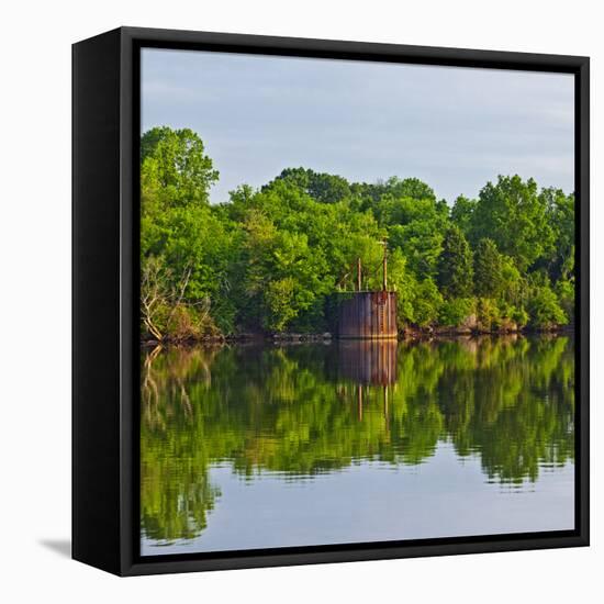 Sailing Along the Tennessee River, Tennessee, USA-Joe Restuccia III-Framed Premier Image Canvas