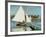 Sailing at Argenteuil, c.1874-Claude Monet-Framed Giclee Print