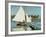 Sailing at Argenteuil, c.1874-Claude Monet-Framed Giclee Print