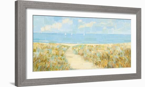 Sailing at Sandy Bay-Hazel Barker-Framed Giclee Print