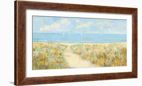 Sailing at Sandy Bay-Hazel Barker-Framed Giclee Print