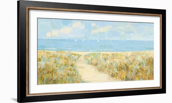 Sailing at Sandy Bay-Hazel Barker-Framed Giclee Print