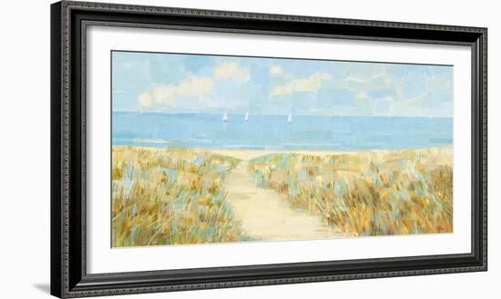 Sailing at Sandy Bay-Hazel Barker-Framed Giclee Print