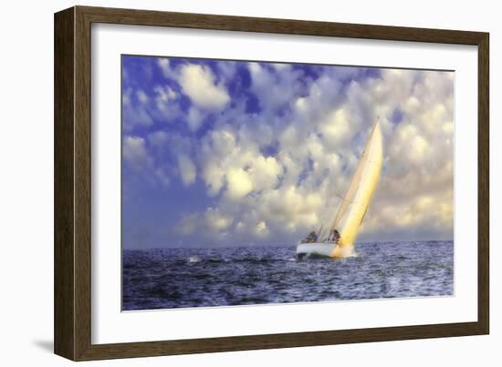 Sailing at Sunrise II-Alan Hausenflock-Framed Photographic Print