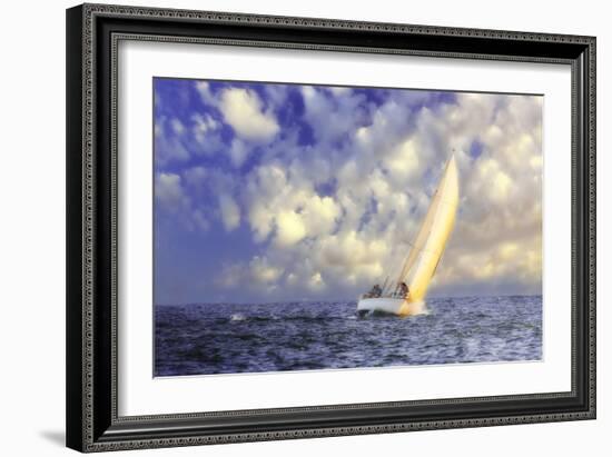 Sailing at Sunrise II-Alan Hausenflock-Framed Photographic Print