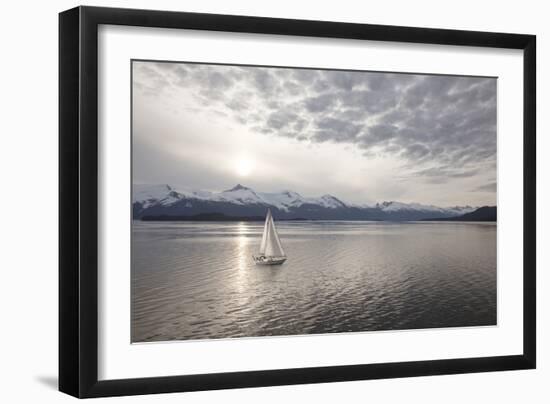 Sailing at Sunset, Alaska ‘09-Monte Nagler-Framed Photographic Print