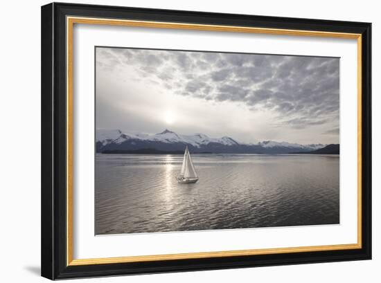 Sailing at Sunset, Alaska ‘09-Monte Nagler-Framed Photographic Print