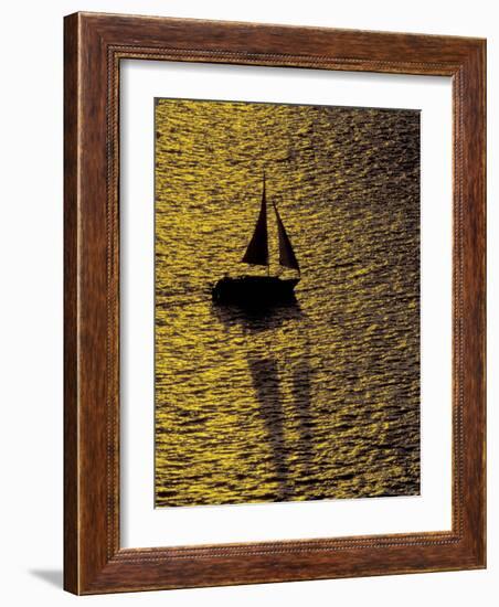 Sailing at Sunset, Ft Myers, Florida, USA-Maresa Pryor-Framed Photographic Print