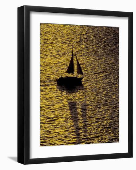 Sailing at Sunset, Ft Myers, Florida, USA-Maresa Pryor-Framed Photographic Print