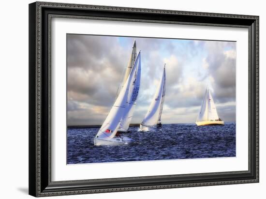 Sailing at Sunset I-Alan Hausenflock-Framed Photographic Print