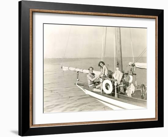 Sailing Away-null-Framed Photo