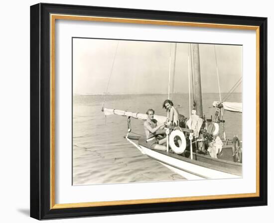 Sailing Away-null-Framed Photo