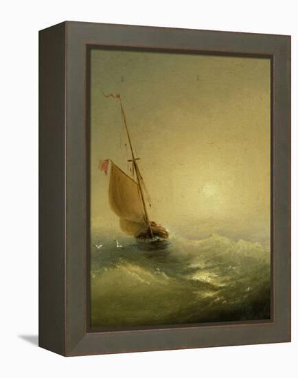 Sailing Barge at Sunset, 1856-Ivan Konstantinovich Aivazovsky-Framed Premier Image Canvas