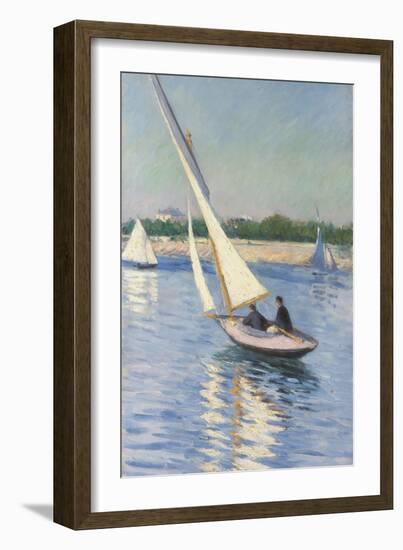 Sailing Boat at Argenteuil, 1893-Gustave Caillebotte-Framed Giclee Print