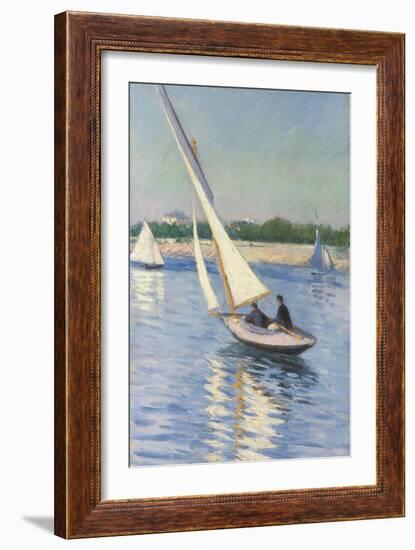 Sailing Boat at Argenteuil, 1893-Gustave Caillebotte-Framed Giclee Print