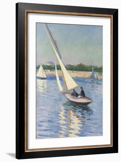 Sailing Boat at Argenteuil, 1893-Gustave Caillebotte-Framed Giclee Print