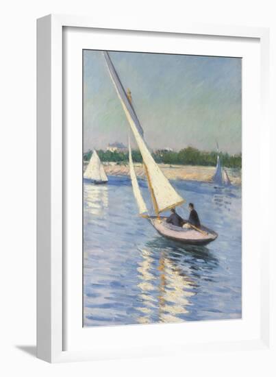 Sailing Boat at Argenteuil, 1893-Gustave Caillebotte-Framed Giclee Print