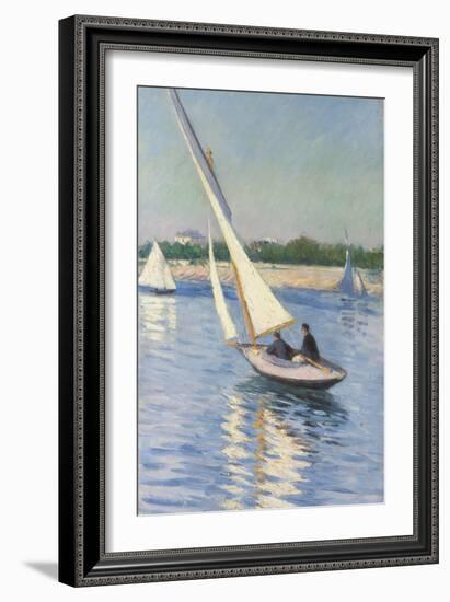 Sailing Boat at Argenteuil, 1893-Gustave Caillebotte-Framed Giclee Print