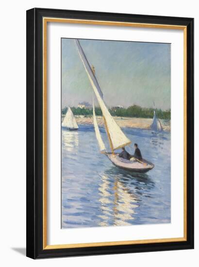 Sailing Boat at Argenteuil, 1893-Gustave Caillebotte-Framed Giclee Print