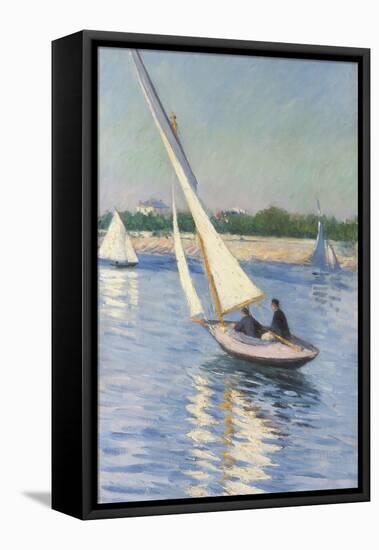 Sailing Boat at Argenteuil, 1893-Gustave Caillebotte-Framed Premier Image Canvas