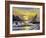 Sailing Boat In Waves On A Decline-balaikin2009-Framed Art Print