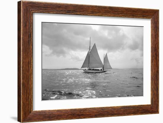 Sailing Boat-Asahel Curtis-Framed Giclee Print