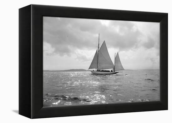 Sailing Boat-Asahel Curtis-Framed Premier Image Canvas