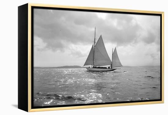 Sailing Boat-Asahel Curtis-Framed Premier Image Canvas