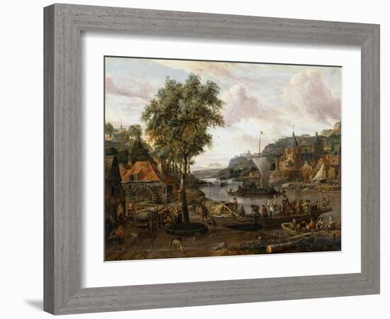 Sailing Boats, 17th or Early 18th Century-Abraham Storck-Framed Giclee Print