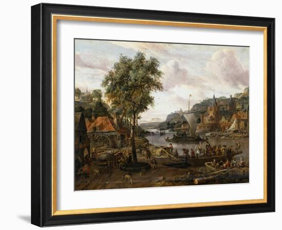 Sailing Boats, 17th or Early 18th Century-Abraham Storck-Framed Giclee Print