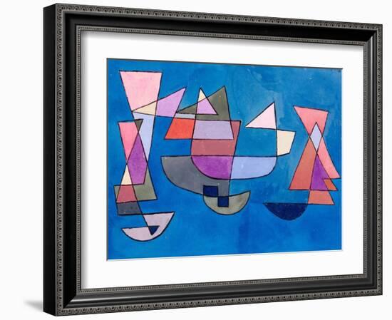 Sailing Boats, 1927-Paul Klee-Framed Art Print