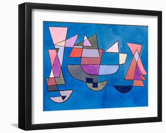 Sailing Boats, 1927-Paul Klee-Framed Art Print