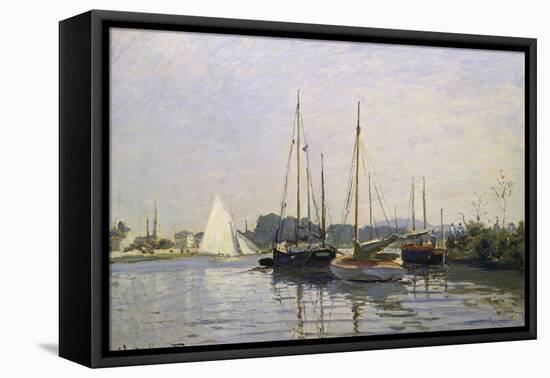 Sailing Boats, Argenteuil, about 1872/73-Claude Monet-Framed Premier Image Canvas