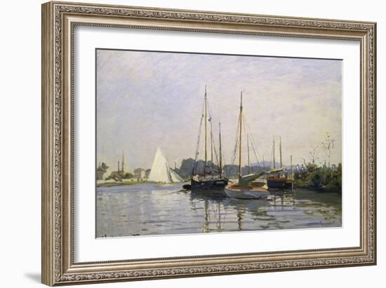 Sailing Boats, Argenteuil, about 1872/73-Claude Monet-Framed Giclee Print