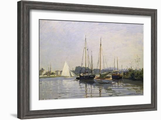 Sailing Boats, Argenteuil, about 1872/73-Claude Monet-Framed Giclee Print