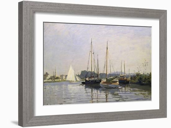 Sailing Boats, Argenteuil, about 1872/73-Claude Monet-Framed Giclee Print