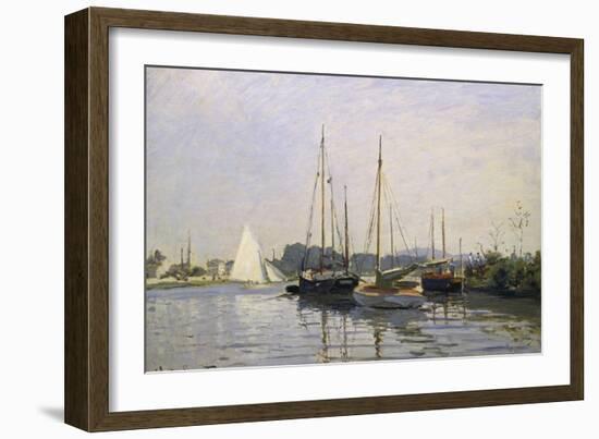 Sailing Boats, Argenteuil, about 1872/73-Claude Monet-Framed Giclee Print