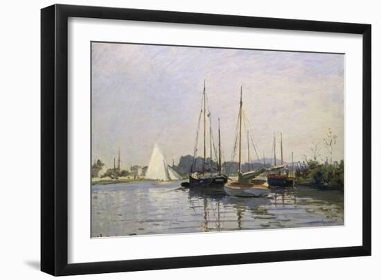 Sailing Boats, Argenteuil, about 1872/73-Claude Monet-Framed Giclee Print