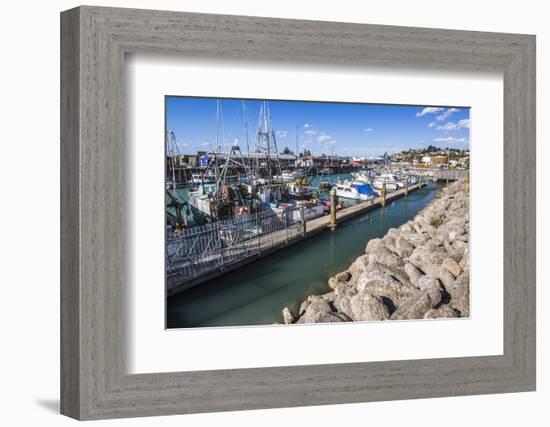 Sailing Boats in Napier Harbour, Hawkes Bay Region, North Island, New Zealand, Pacific-Matthew Williams-Ellis-Framed Photographic Print