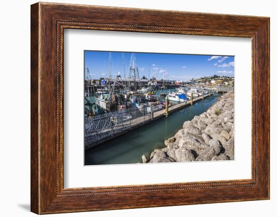 Sailing Boats in Napier Harbour, Hawkes Bay Region, North Island, New Zealand, Pacific-Matthew Williams-Ellis-Framed Photographic Print