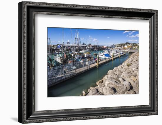 Sailing Boats in Napier Harbour, Hawkes Bay Region, North Island, New Zealand, Pacific-Matthew Williams-Ellis-Framed Photographic Print