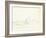 Sailing Boats Leaving a Port (Pencil on Paper)-Claude Monet-Framed Giclee Print