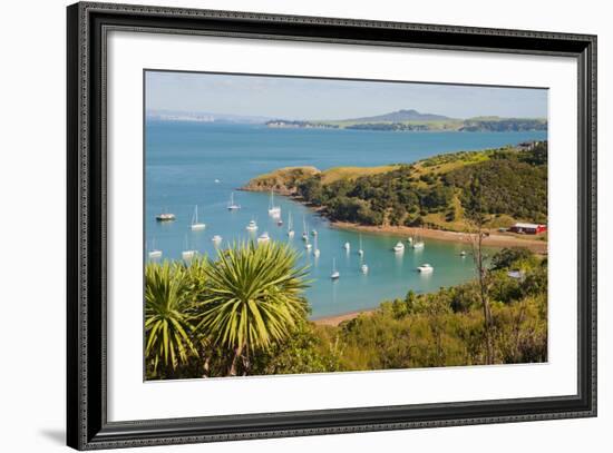 Sailing Boats on Waiheke Island, Auckland, North Island, New Zealand, Pacific-Matthew Williams-Ellis-Framed Photographic Print