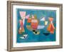 Sailing Boats-Paul Klee-Framed Giclee Print