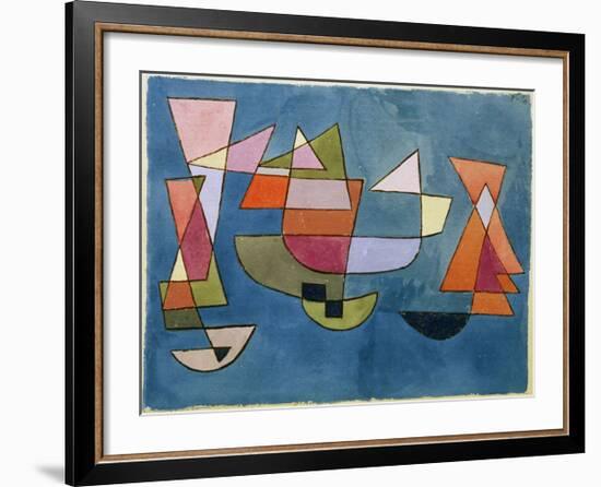 Sailing Boats-Paul Klee-Framed Giclee Print