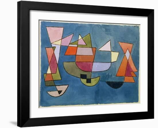 Sailing Boats-Paul Klee-Framed Giclee Print