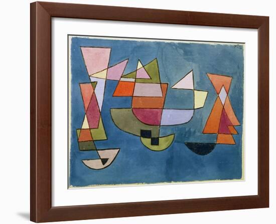 Sailing Boats-Paul Klee-Framed Giclee Print