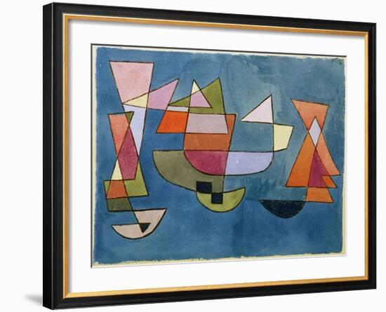 Sailing Boats-Paul Klee-Framed Giclee Print