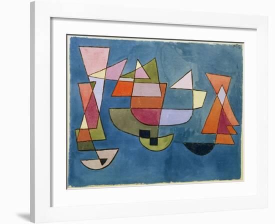 Sailing Boats-Paul Klee-Framed Giclee Print